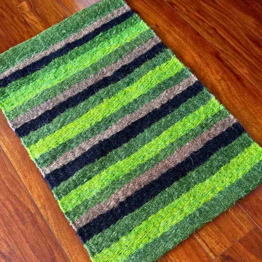 sisal rug spring stripes