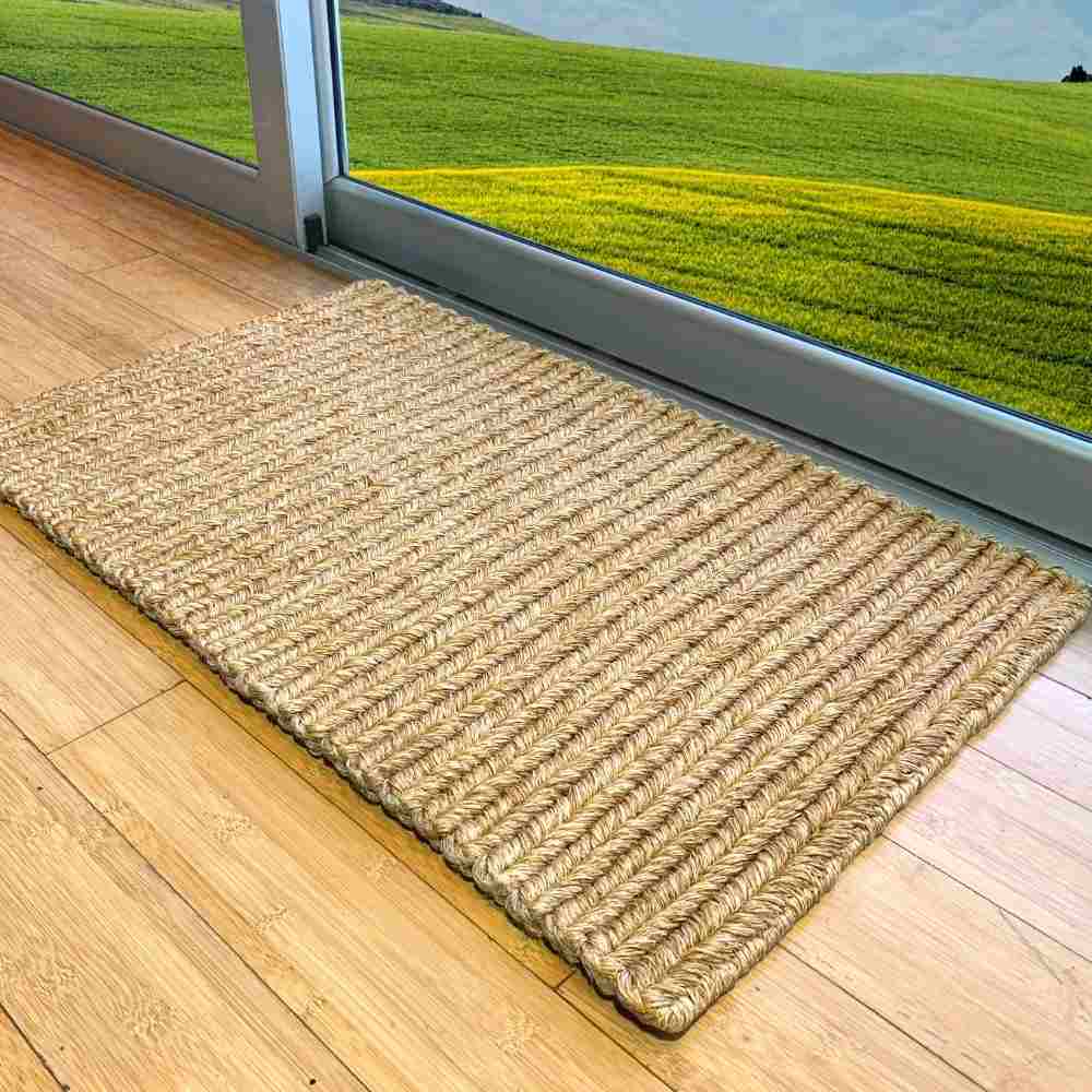 2x4 sisal braided rug