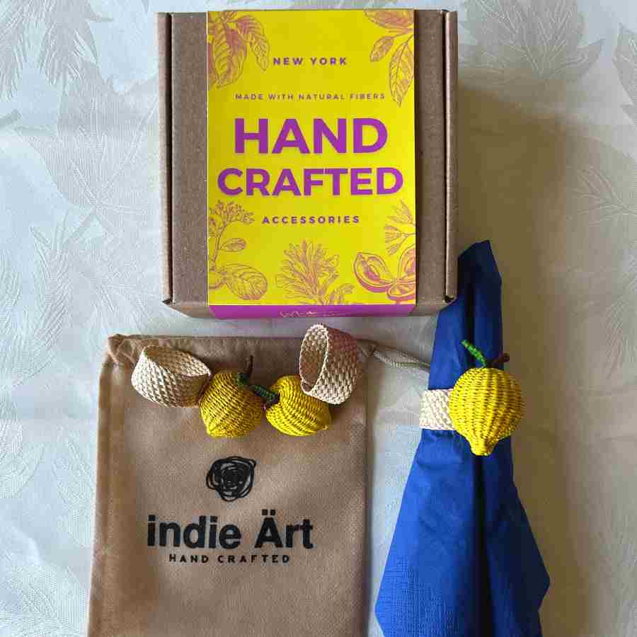 lemon napkin rings