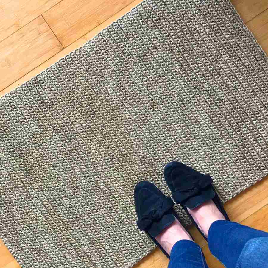 2x3 entryway sisal rug