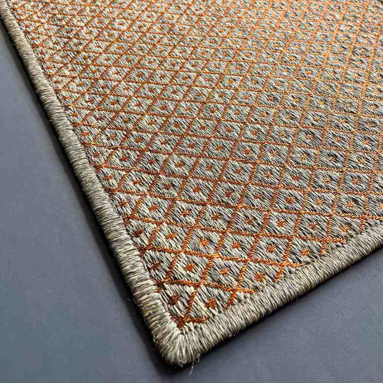 copper sisal rug