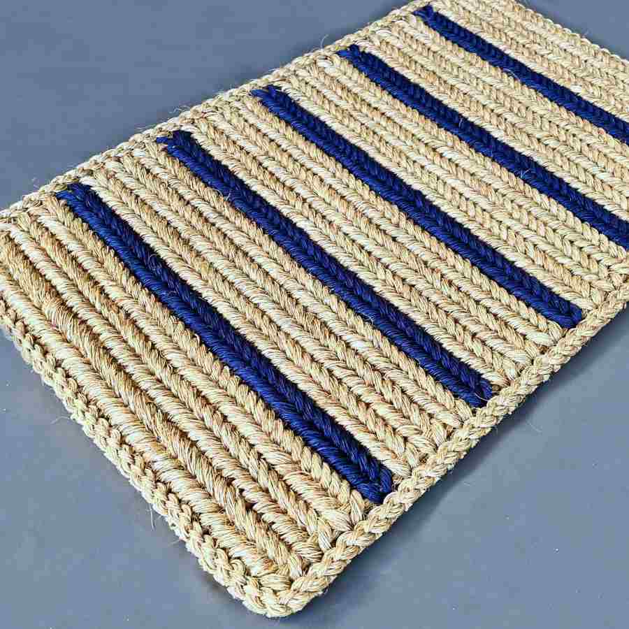 nautic sisal doormat