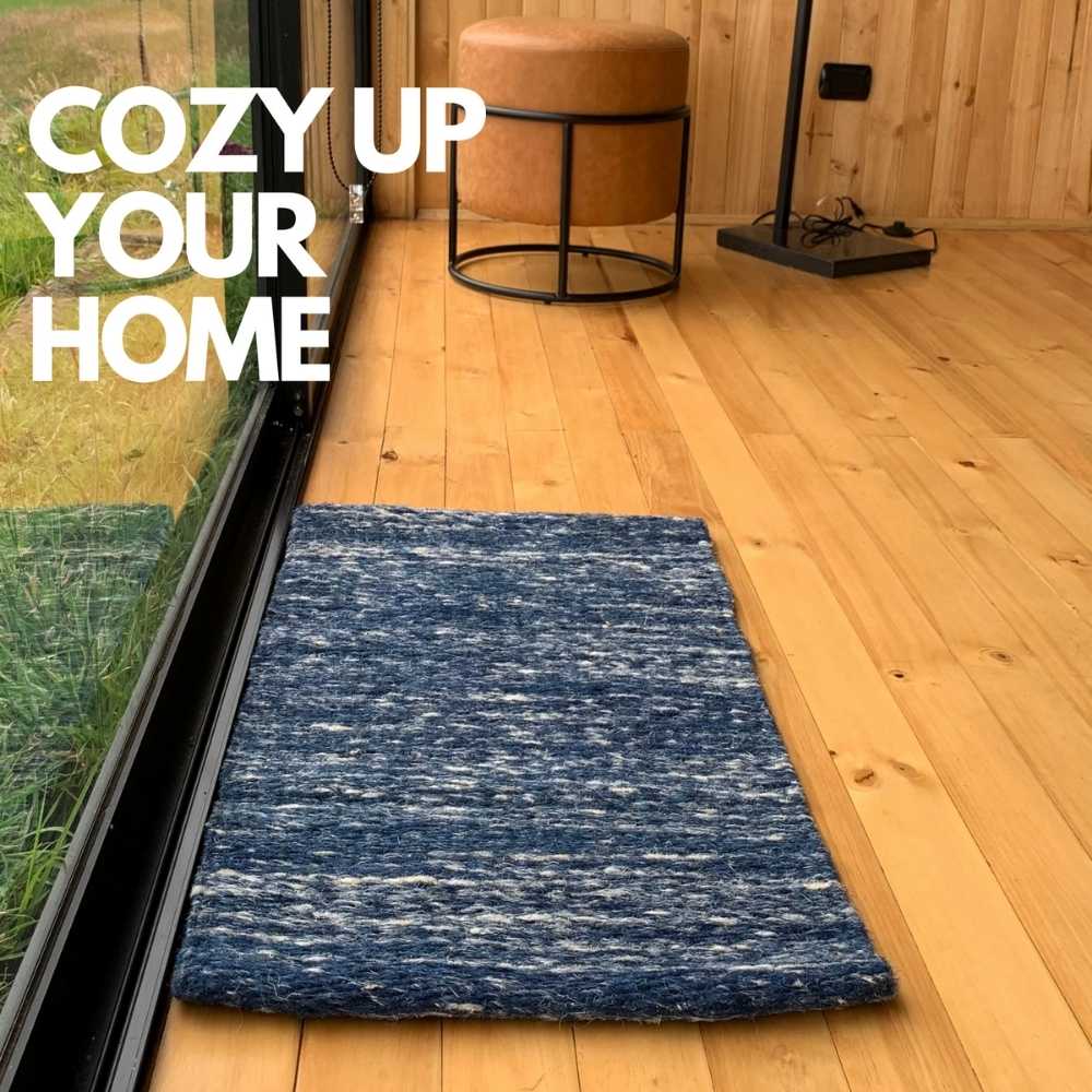 2x4 Blue Sisal Rug