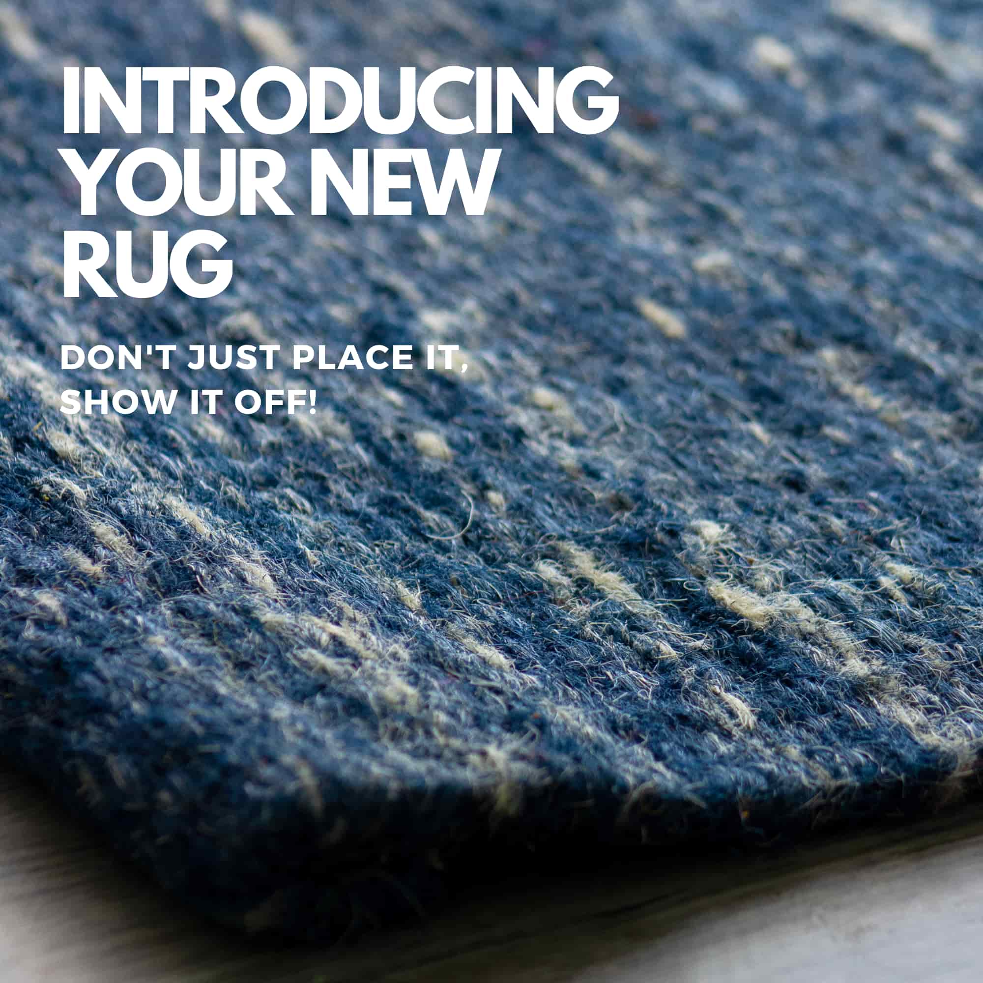 Blue sisal rug Indoor Door Mat