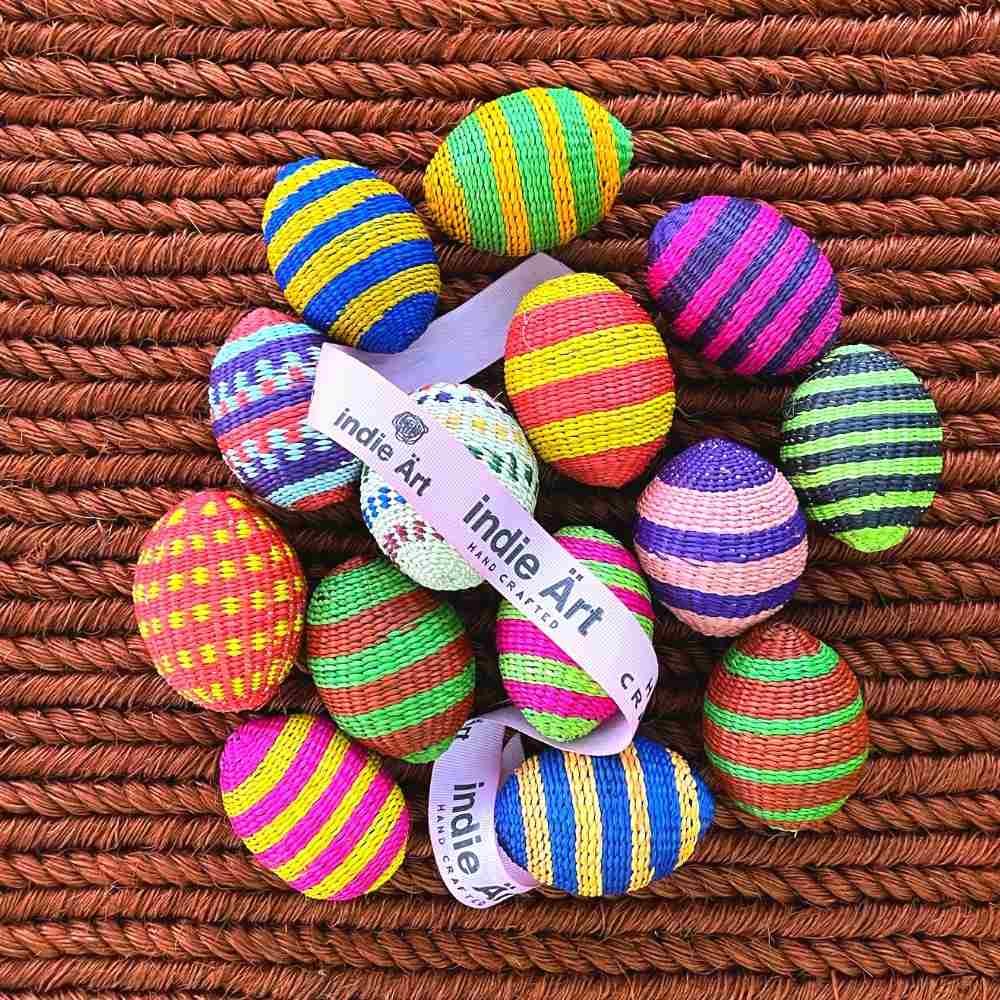 easter colorful eggs