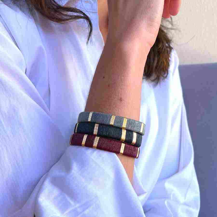 black bracelet