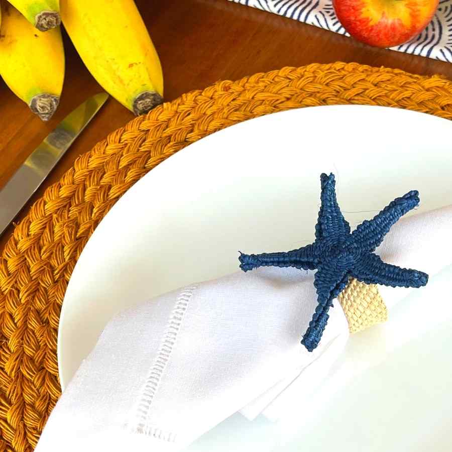 starfish napkin ring