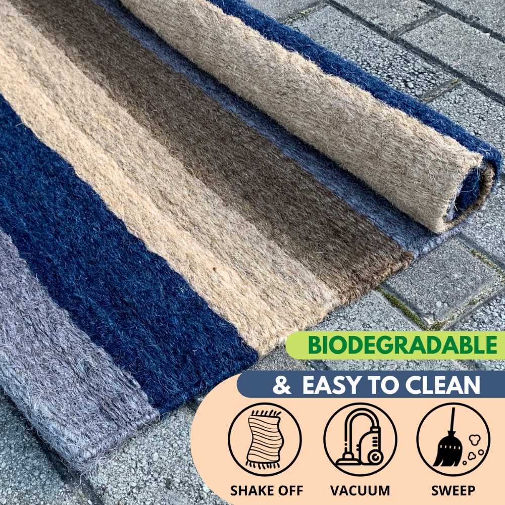 Indoor Door Mat Sisal Rug Beige sustainable