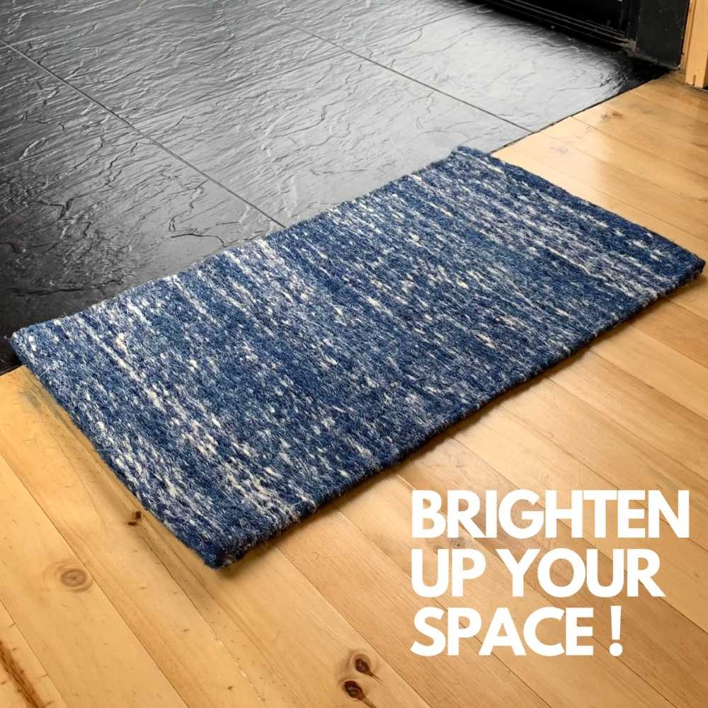 Indoor Door Mat Blue