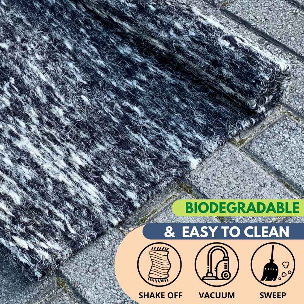 Black Sisal Rug Indoor Door Mat outdoor