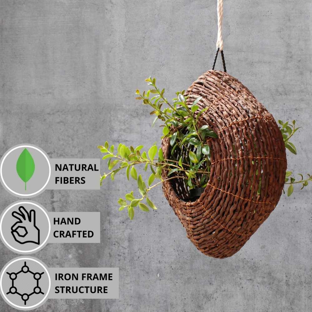 exotic boho hanging planter
