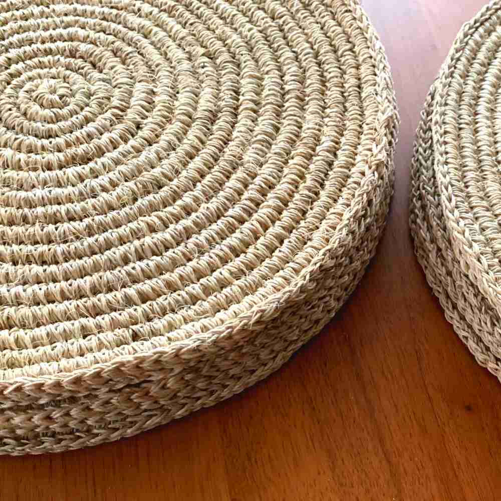 crochet woven placemats