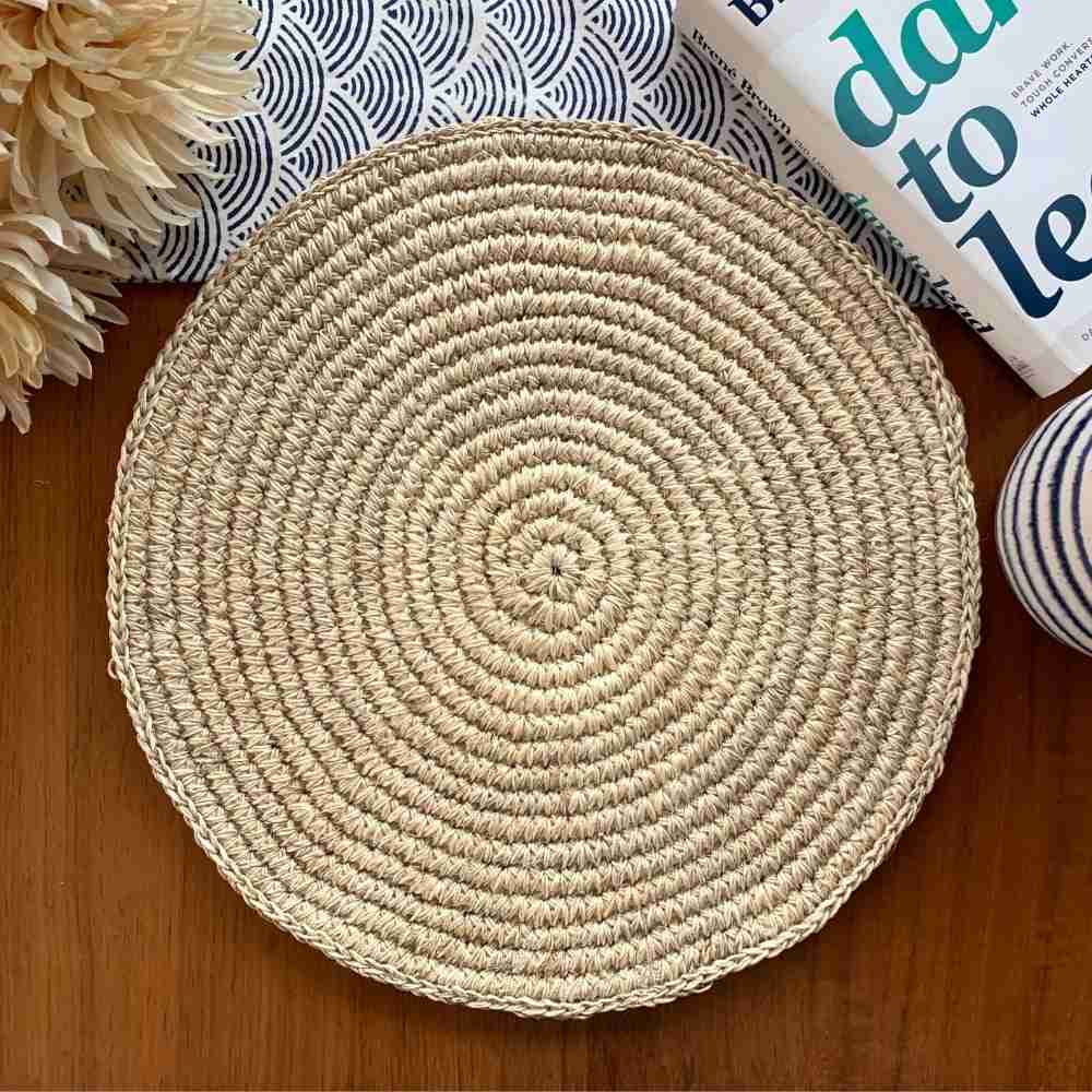 crochet placemats