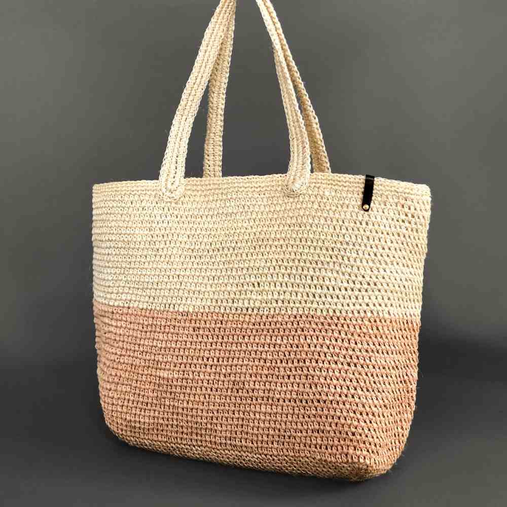 Guava Boho Tote Sisal Natural Hand Bag