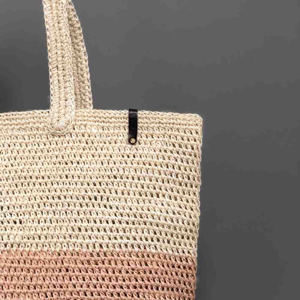 Guava Boho Tote Sisal Natural Hand Bag