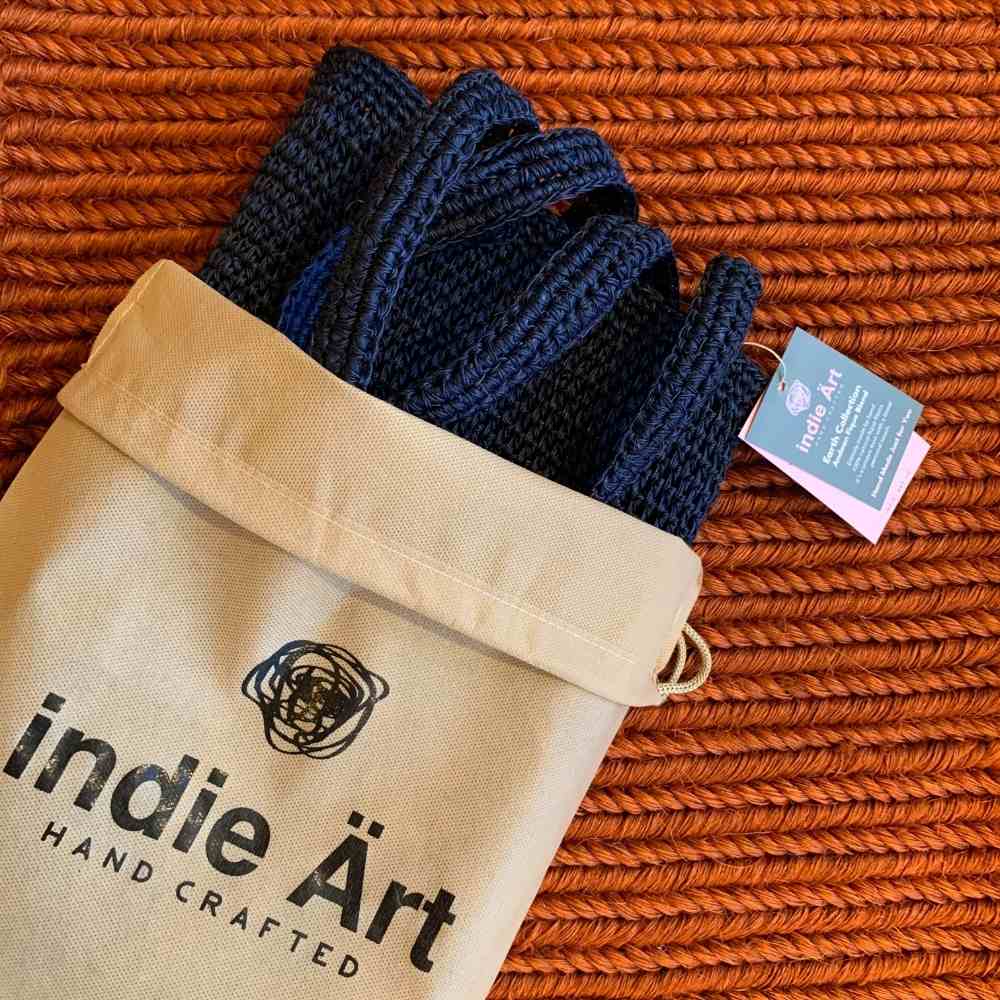 Blue & Copper Boho Tote Shoulder Bag