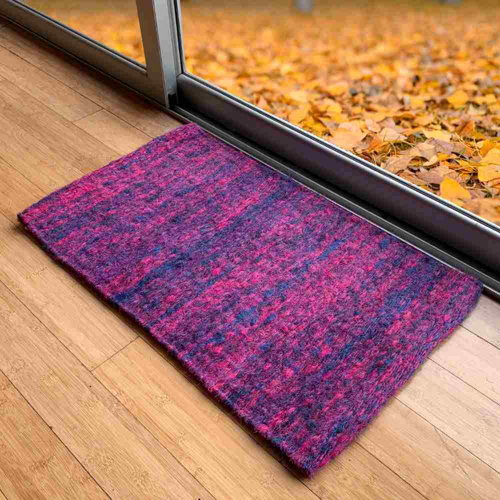 Sisal Rug Raspberry Shades - Area Rug | CoffeeRugs