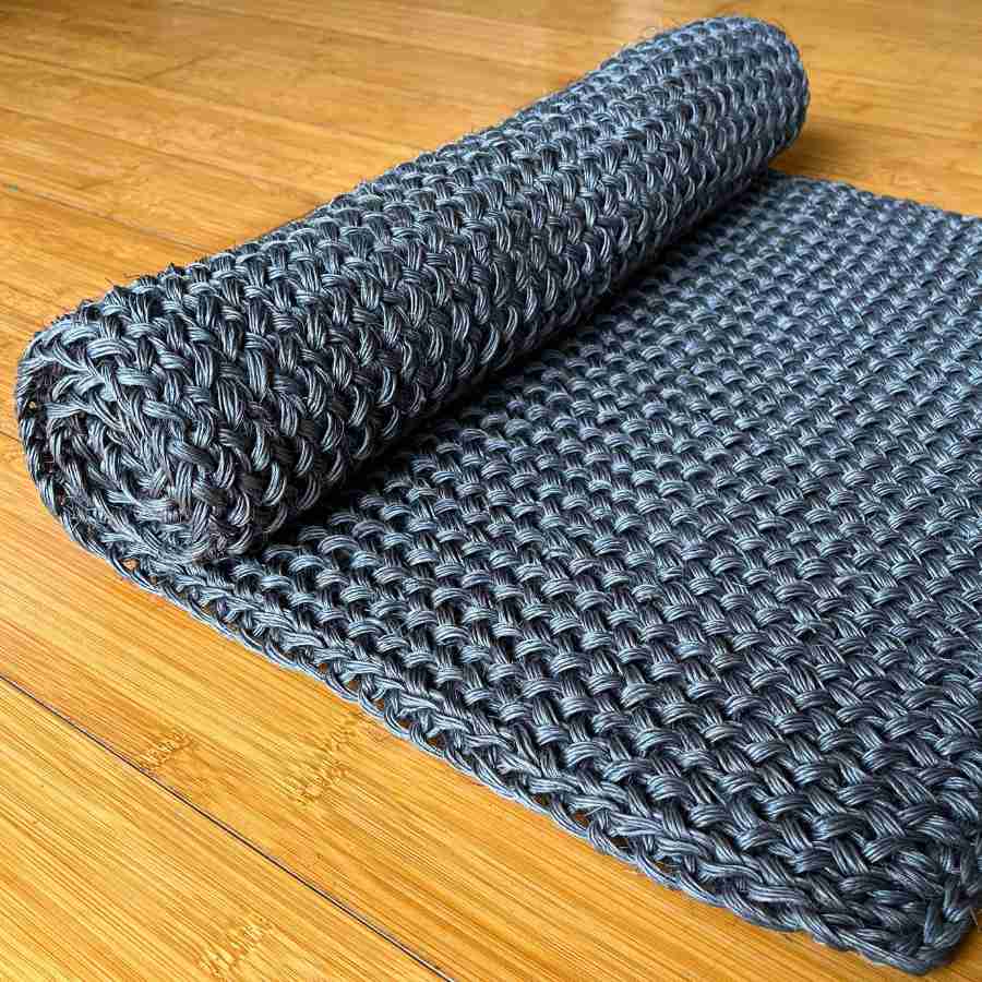 gray door mat