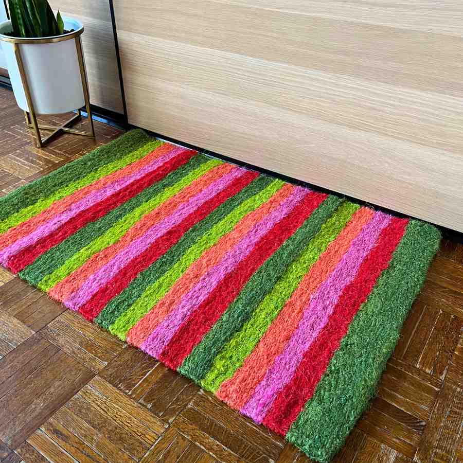 Spring doormat