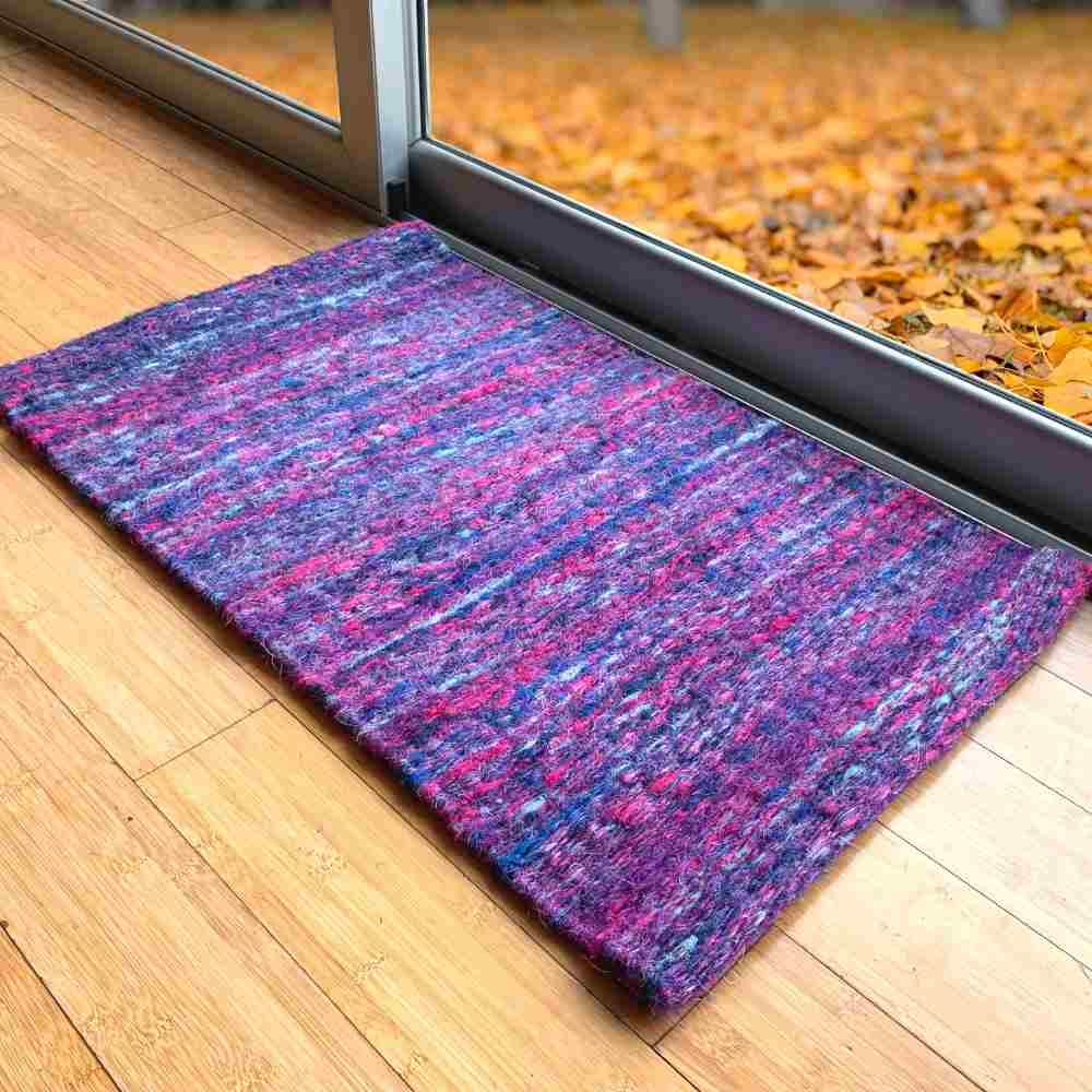 2x4 blueberry colorful rug