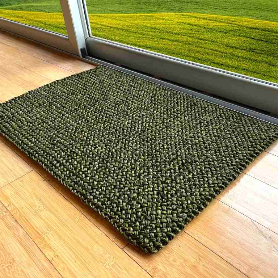 Lengerke Sisal Area Rug Green | CoffeeRugs