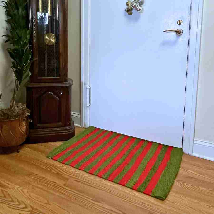 Holiday Stripes Indoor DoorMat