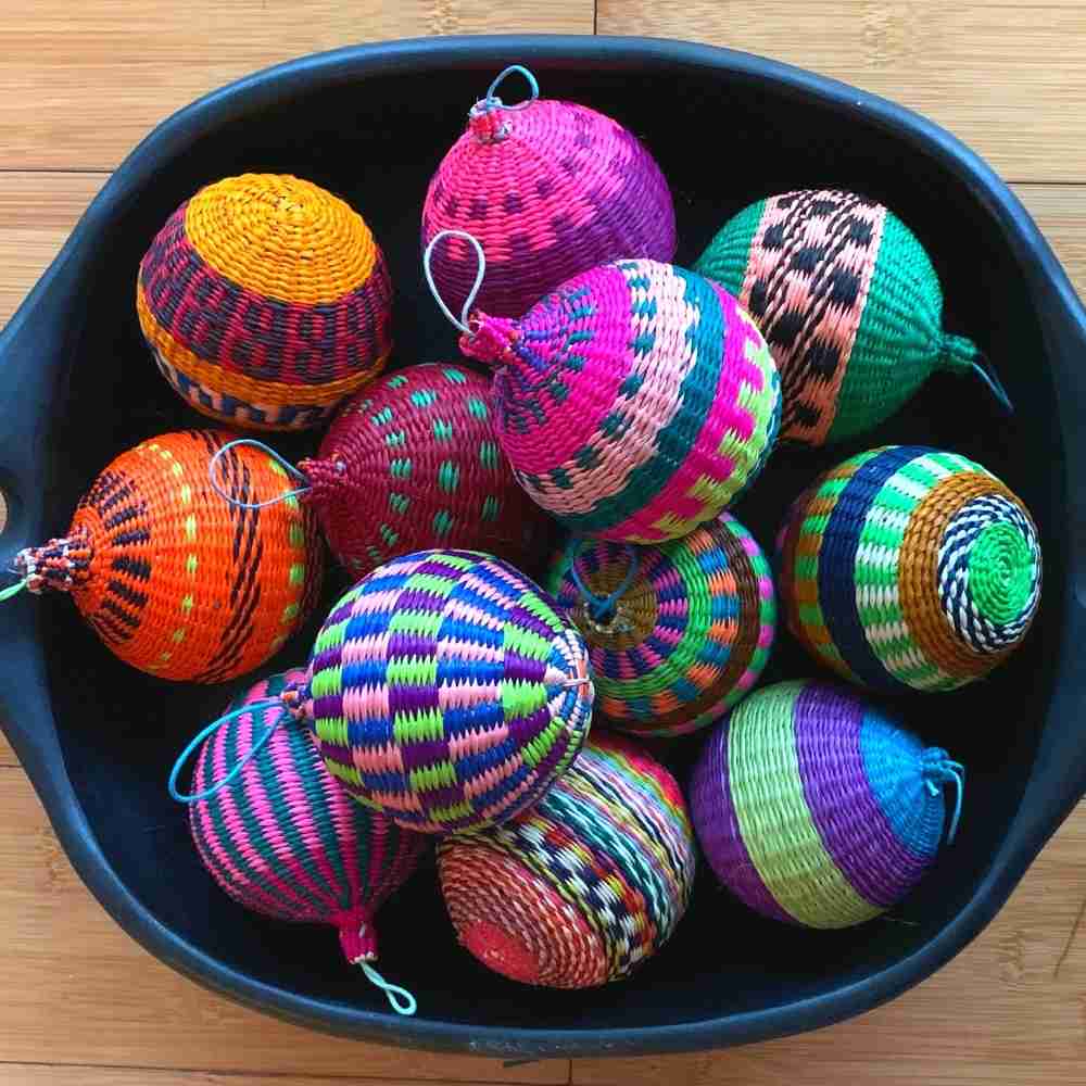 Christmas boho ornaments